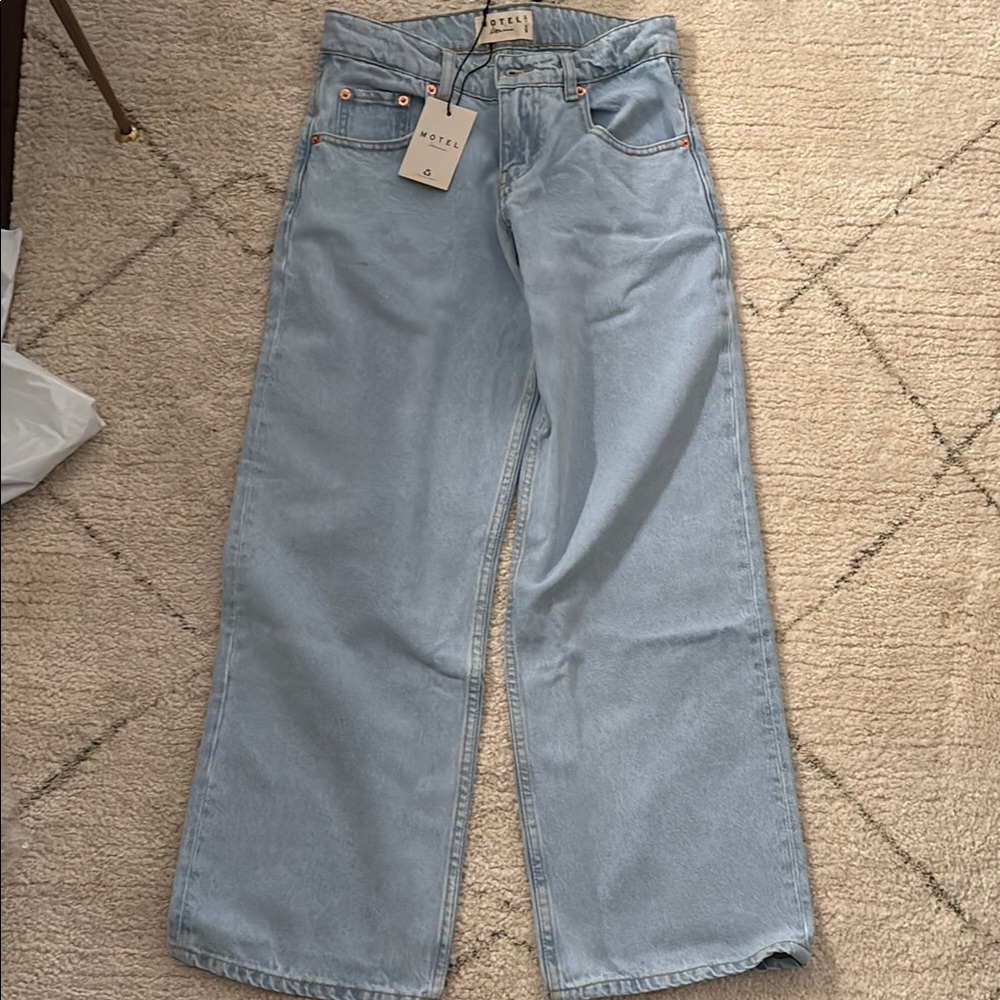 Motel Rocks Low Rise Parallel Jeans